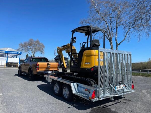 BRENDERUP Maschinenträger 3,60 m x 1,79 m 3500 kg