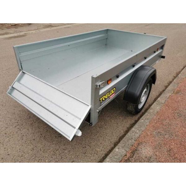 JJ-1.jpg TRELGO Gepäckanhänger mit Stützrad und Flachplane