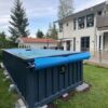 Containerpool 6,2 m x 2,5 m mit Gegenstromanlage, Sportbereich und Spa