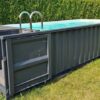 Containerpool 6,2 m x 2,5 m mit Gegenstromanlage, Sportbereich und Spa
