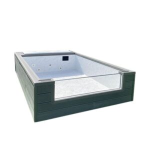 oberirdisches, starres Stahlschwimmbecken, Wasser