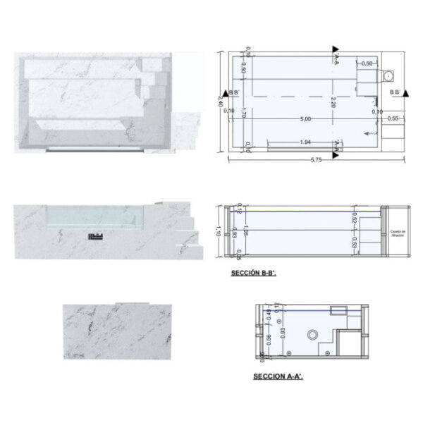 Ilú Pro 2250 starrer oberirdischer Stahlpool
