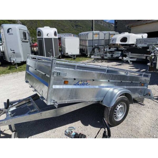 Anhänger 34392 Robuster Lider Geräumig und Gebremst (253 x 134 cm, 1300 kg)