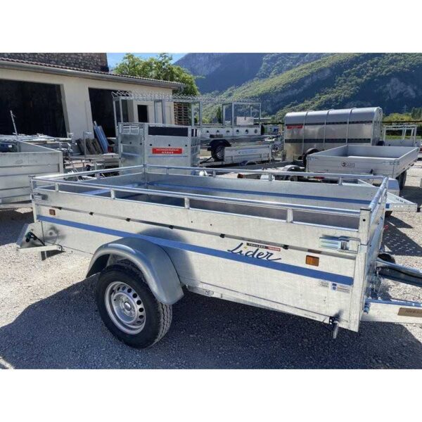 Anhänger 34392 Robuster Lider Geräumig und Gebremst (253 x 134 cm, 1300 kg)