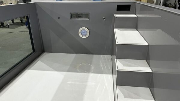 WSSS Polypropylen-Schwimmbecken mit einem 4 m breiten Fenster 6,5 m x 2,5 m großes